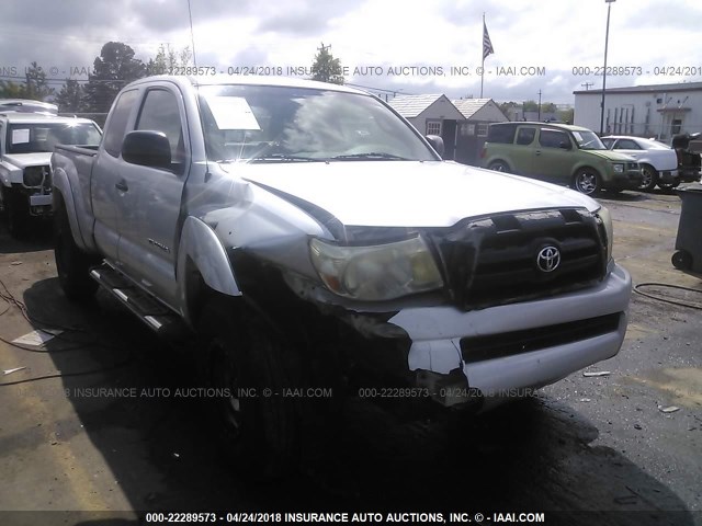 5TEUU42N28Z498185 - 2008 TOYOTA TACOMA ACCESS CAB SILVER photo 6