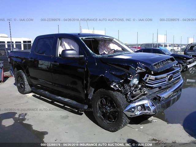 5TFDW5F17GX559656 - 2016 TOYOTA Tundra CREWMAX SR5/TRD PRO BLACK photo 1