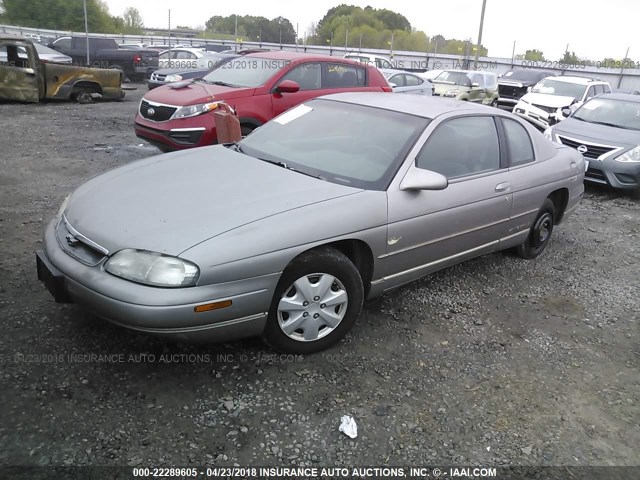 2G1WW12M9V9287133 - 1997 CHEVROLET MONTE CARLO LS Қоңыр фото 2