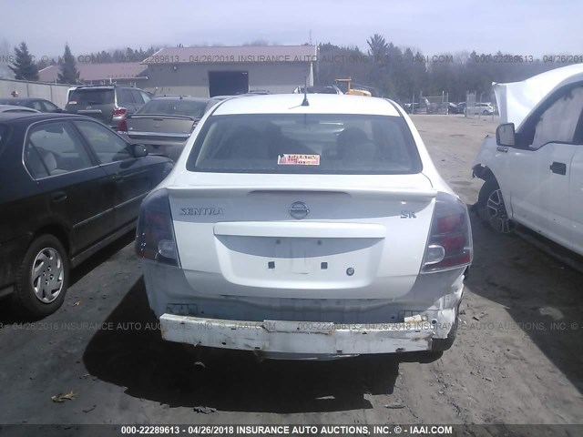 3N1AB6AP0AL688022 - 2010 NISSAN SENTRA 2.0/2.0S/SR/2.0SL WHITE photo 6