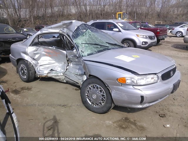 2G4WS52J821179222 - 2002 BUICK CENTURY CUSTOM GRAY photo 1