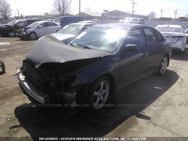 4S3BL616697229602 - 2009 SUBARU LEGACY 2.5I GRAY photo 2