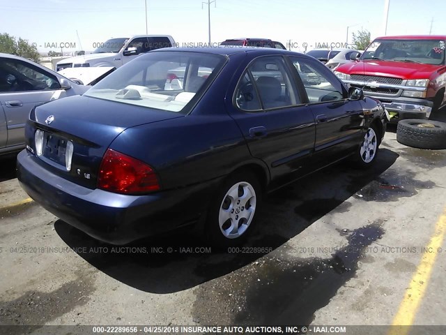 3N1CB51D96L572415 - 2006 NISSAN SENTRA 1.8/1.8S Dark Blue photo 4