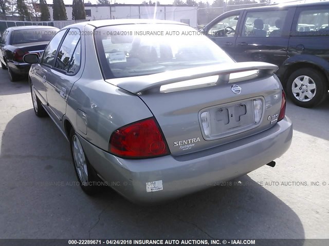 3N1CB51D15L553050 - 2005 NISSAN SENTRA 1.8/1.8S SILVER photo 3