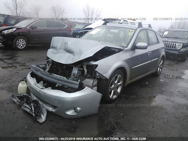 JF1GH63609H827995 - 2009 SUBARU IMPREZA OUTBACK SPORT SILVER photo 2