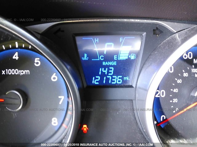 KM8JU3AC9BU264991 - 2011 HYUNDAI TUCSON GLS/LIMITED წითელი ფოტო 7