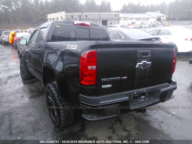 1GCGTDEN3H1277555 - 2017 CHEVROLET COLORADO Z71 BLACK photo 3