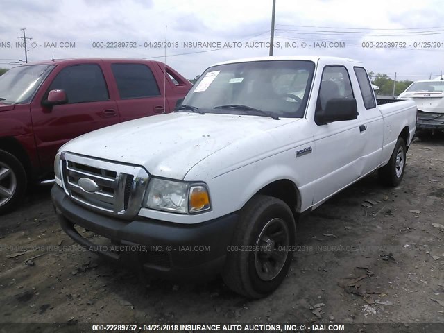 1FTYR14D07PA98606 - 2007 FORD RANGER SUPER CAB WHITE photo 2