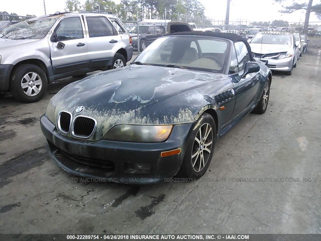 4USCJ3322WLC12315 - 1998 BMW Z3 2.8 GREEN photo 6