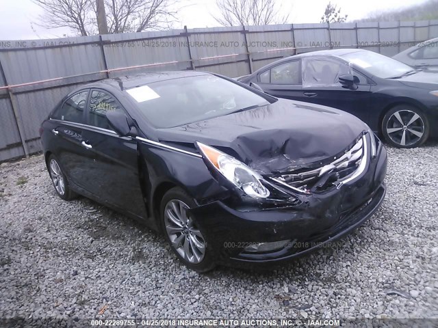 5NPEC4AC4DH525455 - 2013 HYUNDAI SONATA SE/LIMITED BLACK photo 1