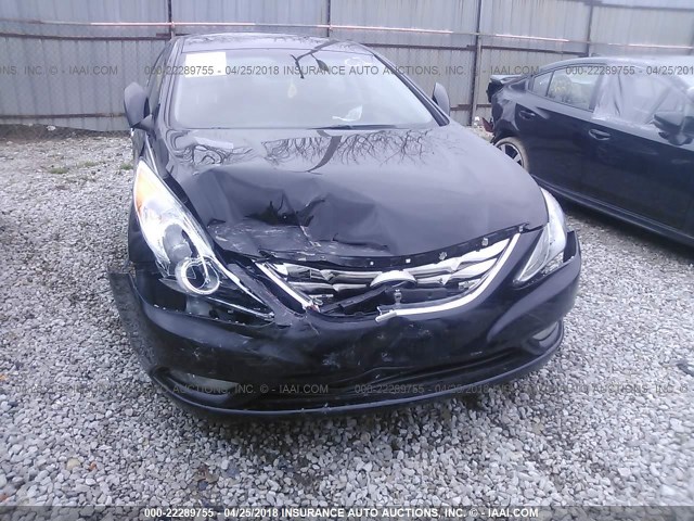 5NPEC4AC4DH525455 - 2013 HYUNDAI SONATA SE/LIMITED BLACK photo 6