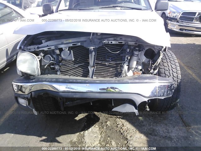 5TEHN72N63Z186184 - 2003 TOYOTA TACOMA DOUBLE CAB 银色 照片 6