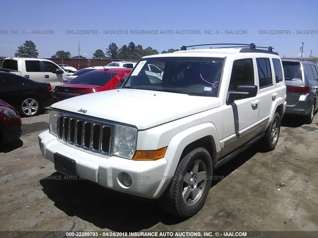 1J4RH4GKXAC115701 - 2010 JEEP COMMANDER SPORT თეთრი ფოტო 2
