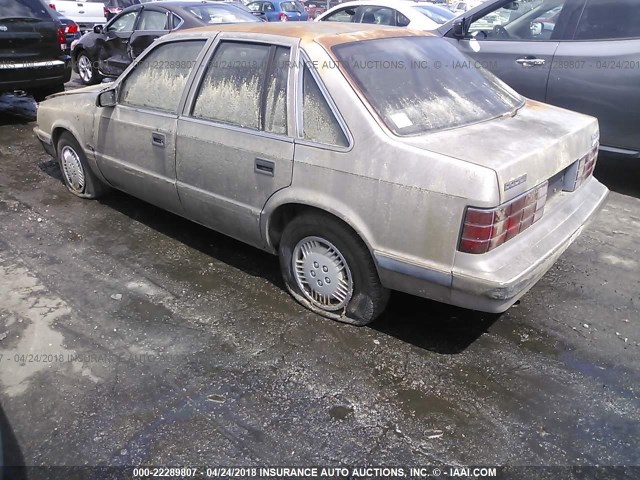 1B3BX48KXJN143447 - 1988 DODGE LANCER  GRAY photo 3