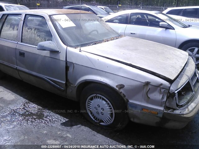 1B3BX48KXJN143447 - 1988 DODGE LANCER  GRAY photo 6