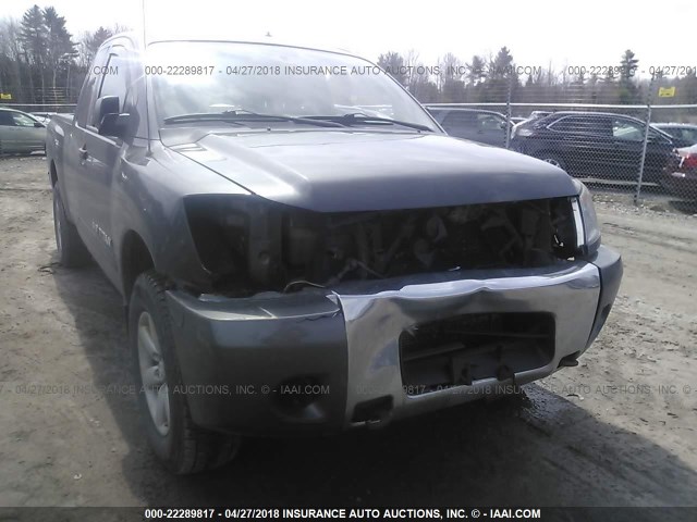 1N6AA0CJ8BN320658 - 2011 NISSAN TITAN S/SV/PRO-4X GRAY photo 6