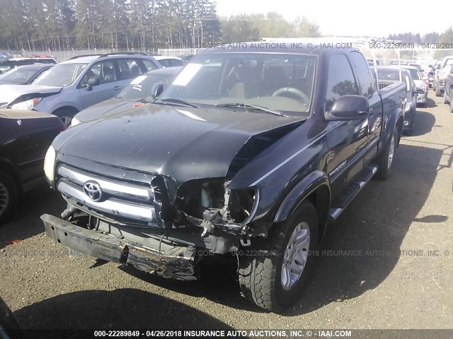 5TBRT38174S440516 - 2004 TOYOTA TUNDRA ACCESS CAB LIMITED BLACK photo 2