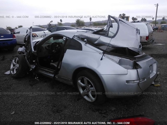 JN1BZ34DX7M504333 - 2007 NISSAN 350Z COUPE SILVER photo 3