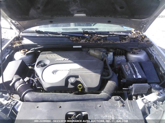 1G1ZW53186F165042 - 2006 CHEVROLET MALIBU SS 银色 照片 10