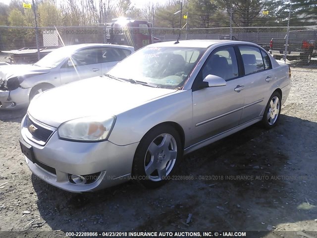 1G1ZW53186F165042 - 2006 CHEVROLET MALIBU SS 银色 照片 2