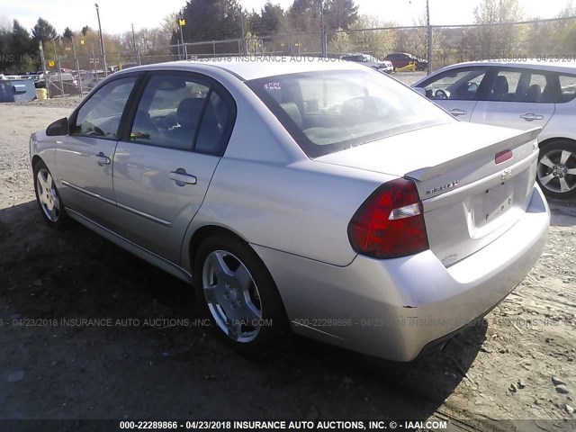 1G1ZW53186F165042 - 2006 CHEVROLET MALIBU SS 银色 照片 3