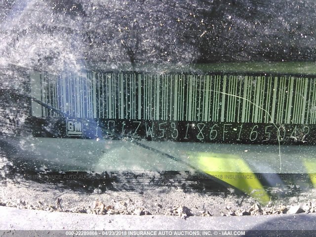 1G1ZW53186F165042 - 2006 CHEVROLET MALIBU SS 银色 照片 9