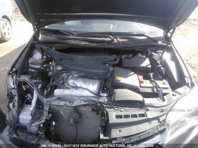 4T1BF1FK2HU379329 - 2017 TOYOTA CAMRY LE/XLE/SE/XSE GRAY photo 10