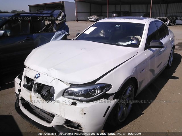 WBA5B1C59ED479514 - 2014 BMW 535 I WHITE photo 2