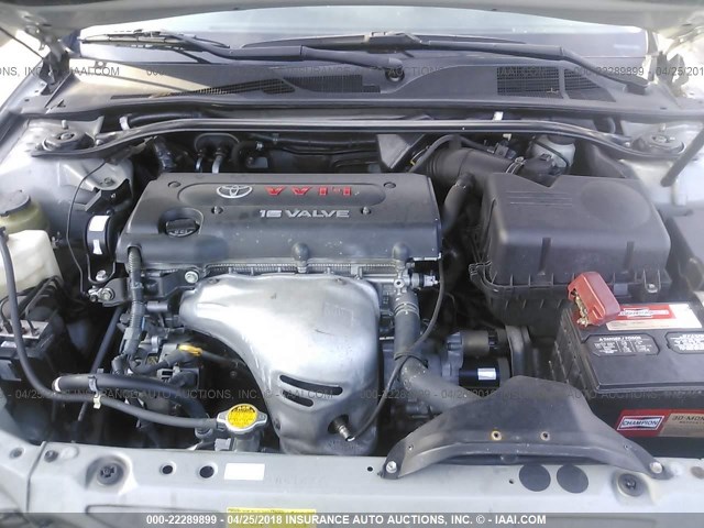 4T1CE38P84U851877 - 2004 TOYOTA CAMRY SOLARA SE/SLE ვერცხლისფერი ფოტო 10