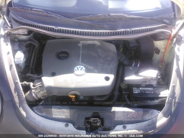 3VWDD21C5YM481427 - 2000 VOLKSWAGEN NEW BEETLE GLX 黑色 照片 10