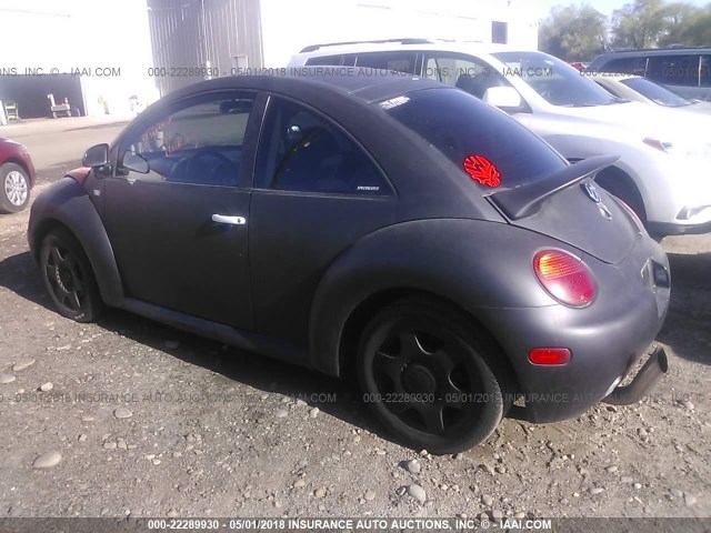 3VWDD21C5YM481427 - 2000 VOLKSWAGEN NEW BEETLE GLX 黑色 照片 3