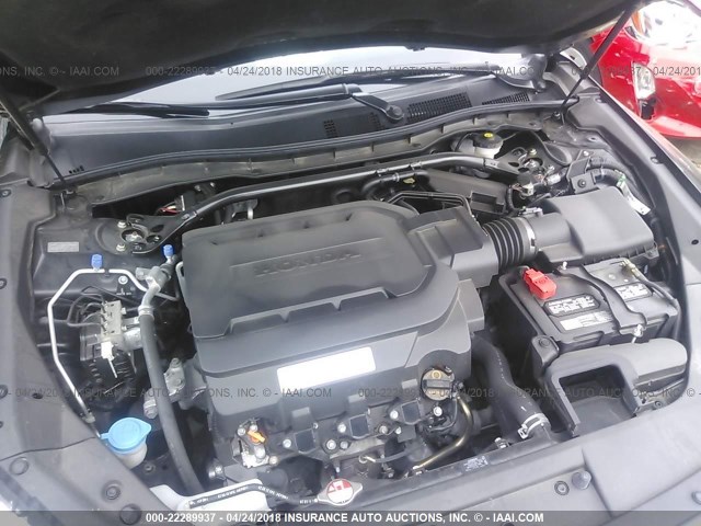 5J6TF2H51EL002539 - 2014 HONDA CROSSTOUR EXL შავი ფოტო 10