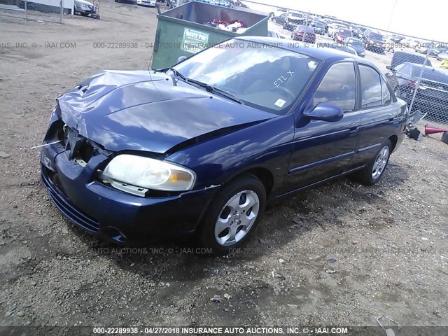 3N1CB51D36L528782 - 2006 NISSAN SENTRA 1.8/1.8S Dark Blue photo 2