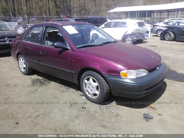 1Y1SK5288WZ415490 - 1998 CHEVROLET GEO PRIZM LSI BURGUNDY photo 1