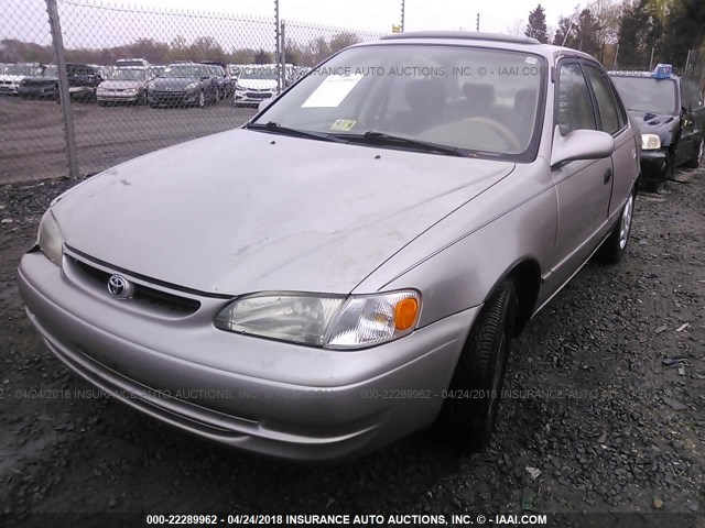 2T1BR12E0XC215679 - 1999 TOYOTA COROLLA VE/CE/LE BEIGE photo 2