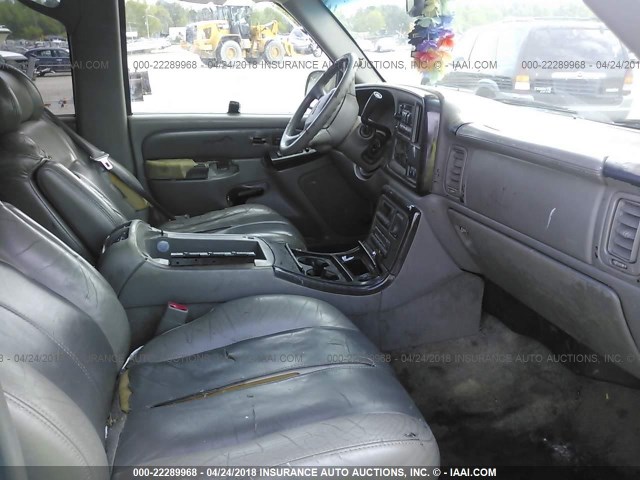 1GKEK63U52J341591 - 2002 GMC DENALI BURGUNDY photo 5