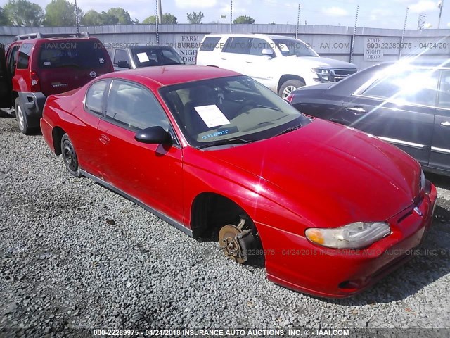 2G1WW12E859115362 - 2005 CHEVROLET MONTE CARLO LS RED photo 6