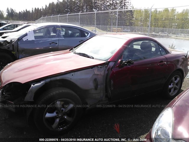 WDBKK65F92F263105 - 2002 MERCEDES-BENZ SLK 320 RED photo 2