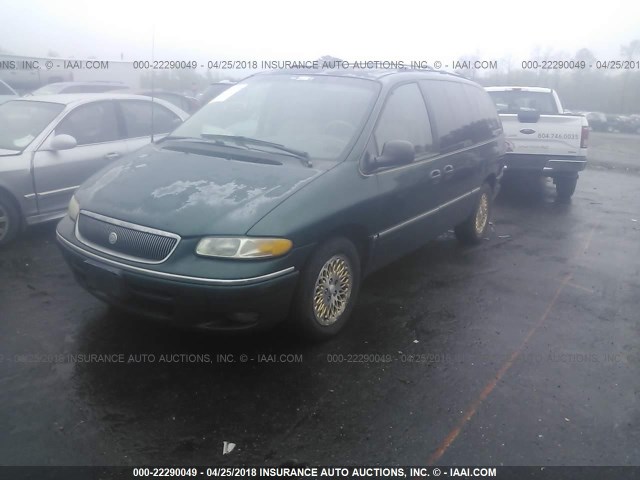 1C4GP64L8TB200179 - 1996 CHRYSLER TOWN & COUNTRY LXI GREEN photo 2