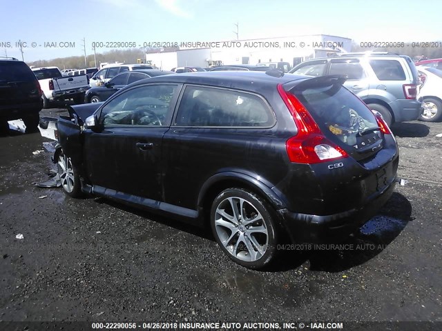 YV1MK672392145826 - 2009 VOLVO C30 T5 BLACK photo 3