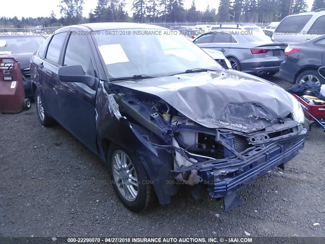 1FAHP35N88W122754 - 2008 FORD FOCUS SE/SEL/SES BLACK photo 1