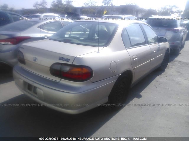 1G1ND52J53M532489 - 2003 CHEVROLET MALIBU GOLD photo 4