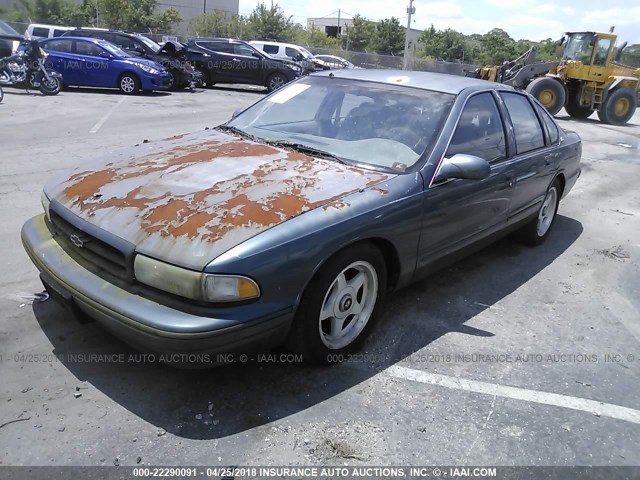1G1BL52P2SR159603 - 1995 CHEVROLET CAPRICE / IMPALA CLASSIC/SS 灰色 照片 2