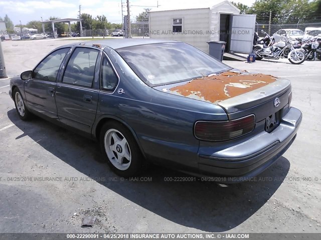 1G1BL52P2SR159603 - 1995 CHEVROLET CAPRICE / IMPALA CLASSIC/SS GRAY photo 3