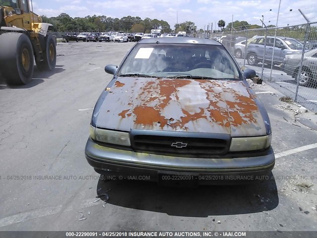 1G1BL52P2SR159603 - 1995 CHEVROLET CAPRICE / IMPALA CLASSIC/SS 灰色 照片 6