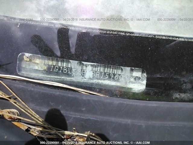 1G1BL52P2SR159603 - 1995 CHEVROLET CAPRICE / IMPALA CLASSIC/SS 灰色 照片 9