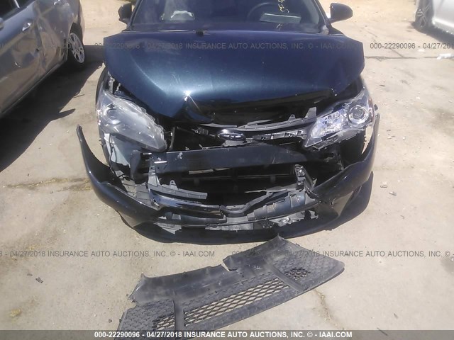 4T1BF1FK6GU546015 - 2016 TOYOTA CAMRY LE/XLE/SE/XSE BLUE photo 6