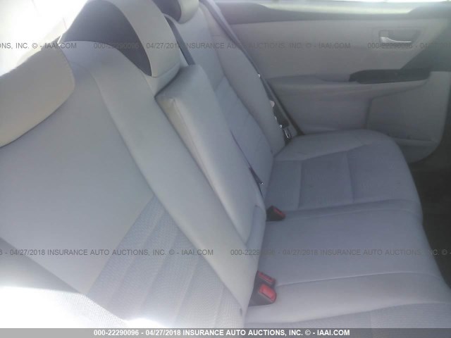 4T1BF1FK6GU546015 - 2016 TOYOTA CAMRY LE/XLE/SE/XSE BLUE photo 8