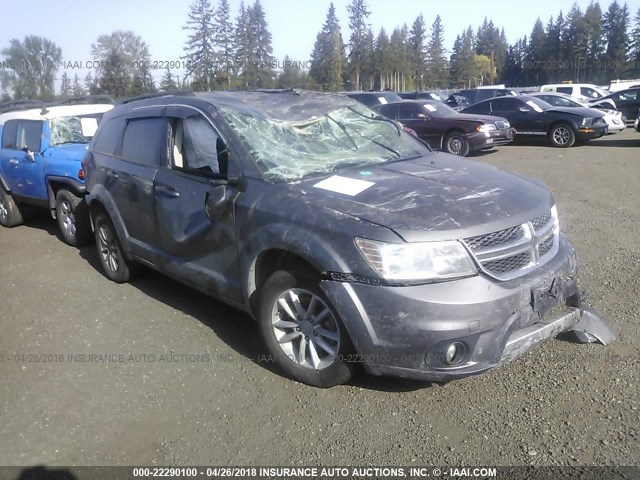 3C4PDDBG1DT607019 - 2013 DODGE JOURNEY SXT GRAY photo 1