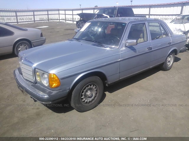 WDBAB33A5CB007344 - 1982 MERCEDES-BENZ 300 DT BLUE photo 2